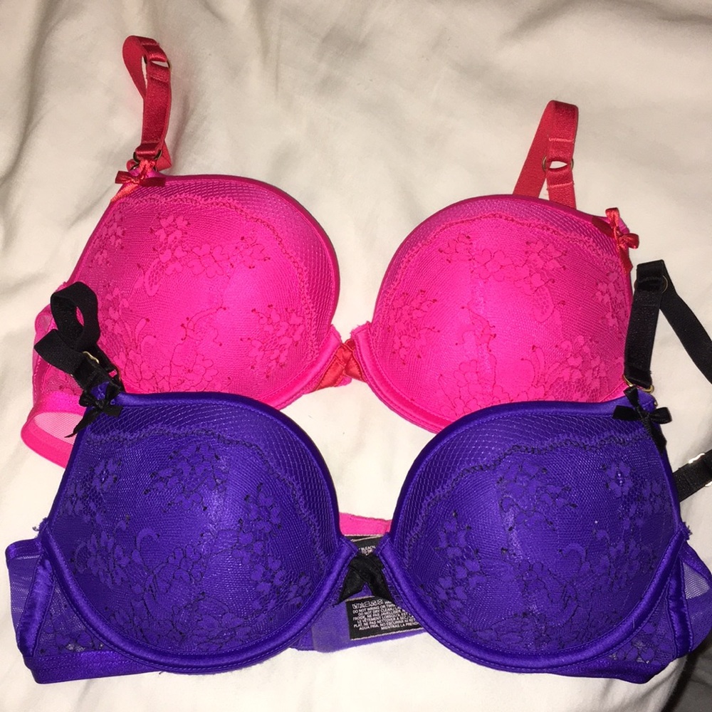 Two Victoria’s Secret Very Sexy Demi Push UP bras